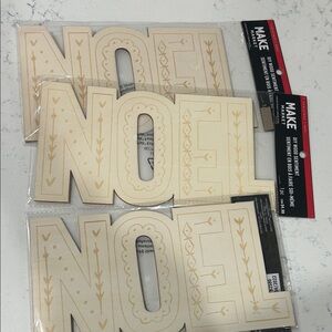 MAKE Market Noel Sign Set